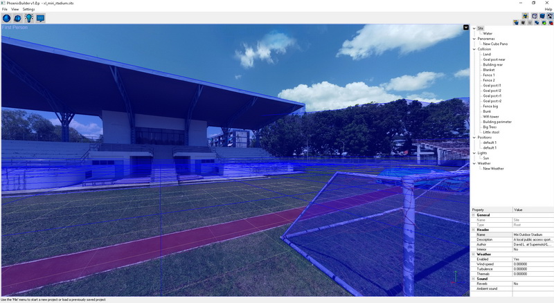 dev site xl miri outdoor stadium